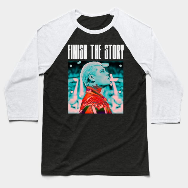 Cody Rhodes Finish The Story Baseball T-Shirt by FineAndDandy